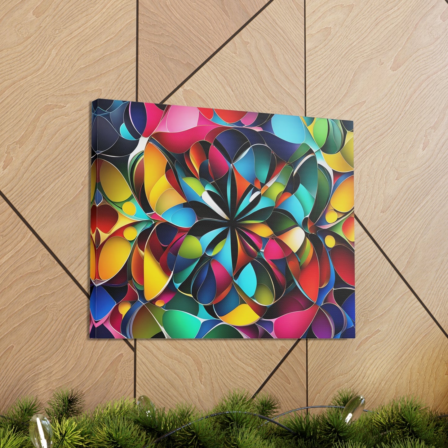 Crystal Serenade: Abstract Wall Décor