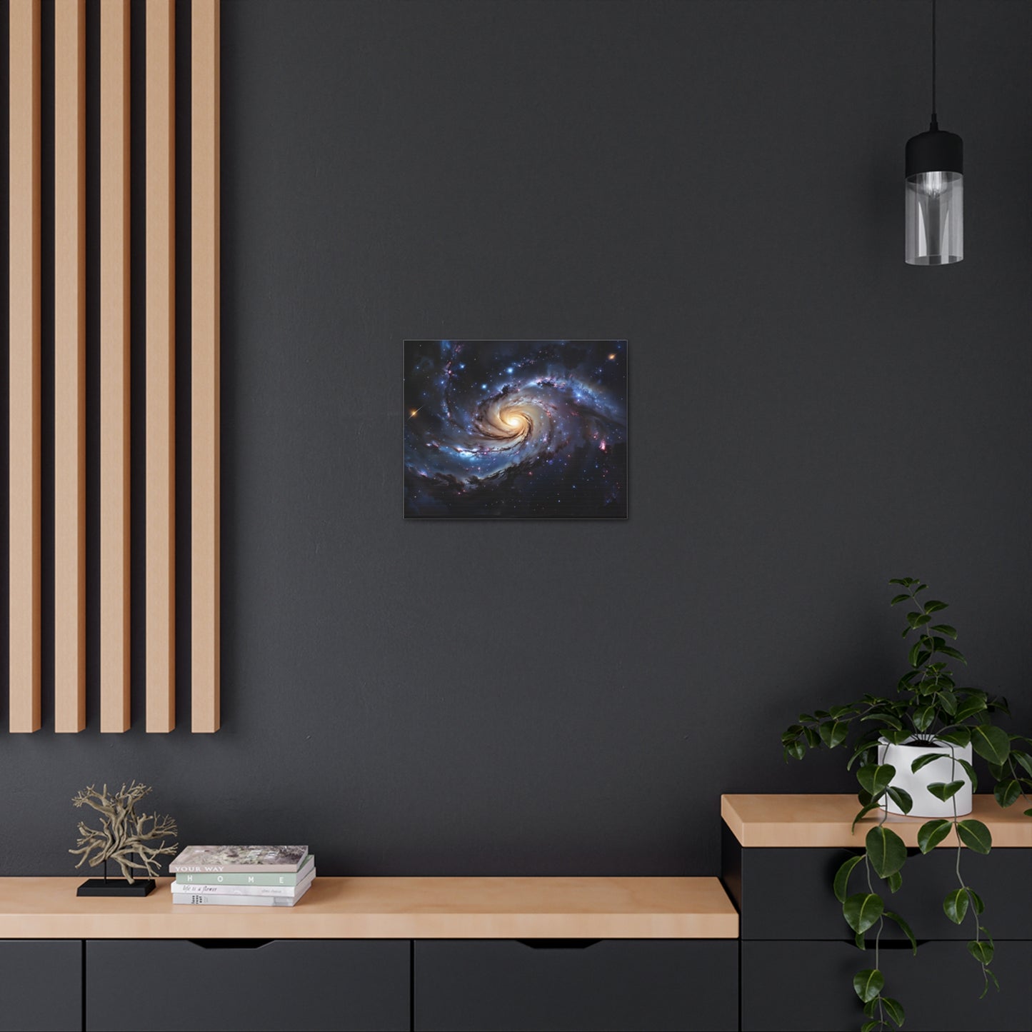 Lunar Luminescence: Space Wall Décor