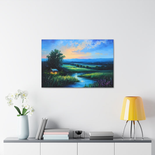 Tranquil Vista: Classic Oil Painting Wall Décor