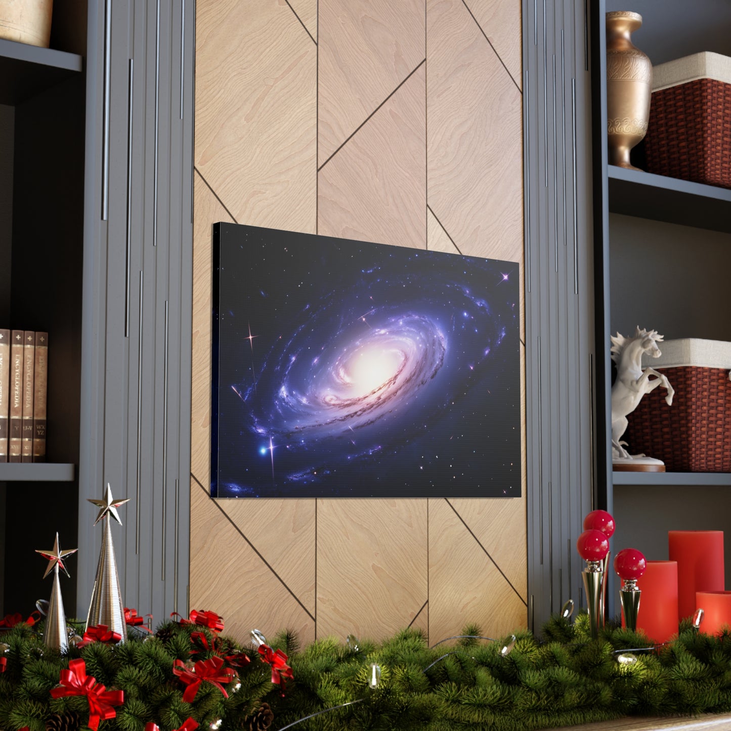 Celestial Cascade: Space Wall Décor