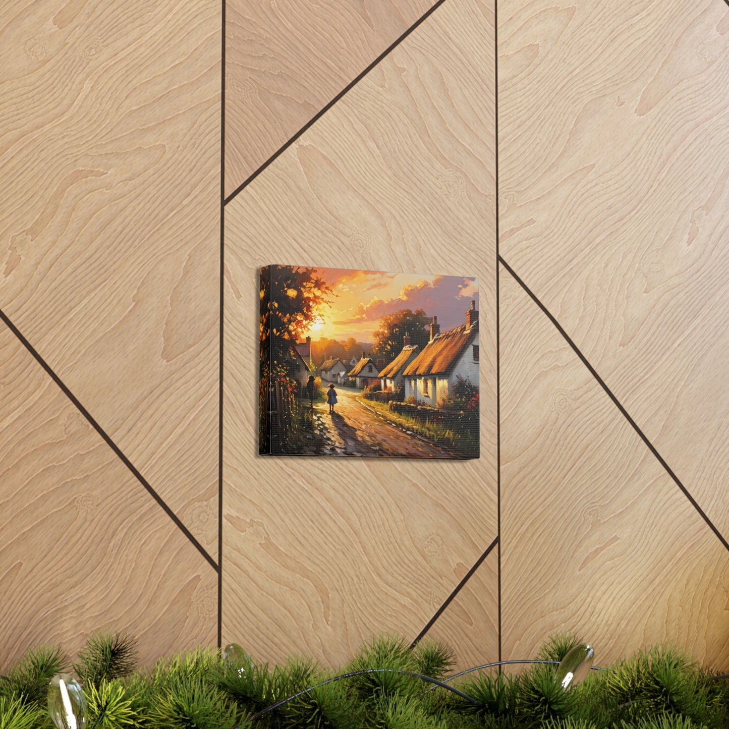 Celestial Skies: Classic Oil Painting Wall Décor