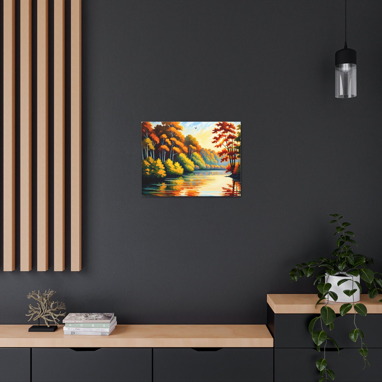 Evening Glow: Classic Oil Painting Wall Décor