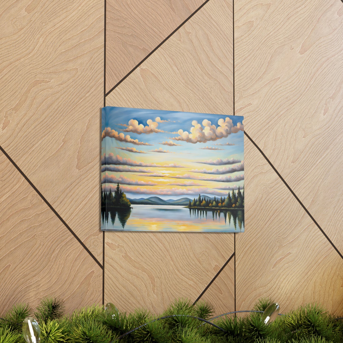 Sunset Ridge: Classic Oil Painting Wall Décor