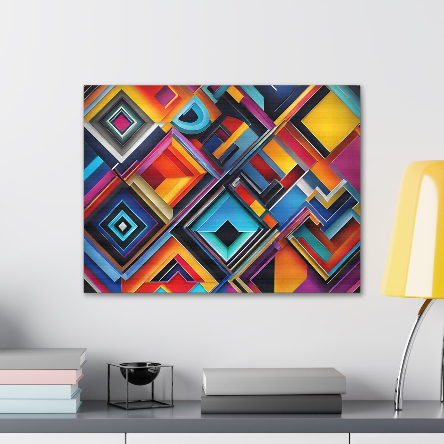 Starlit Echoes: Abstract Wall Décor