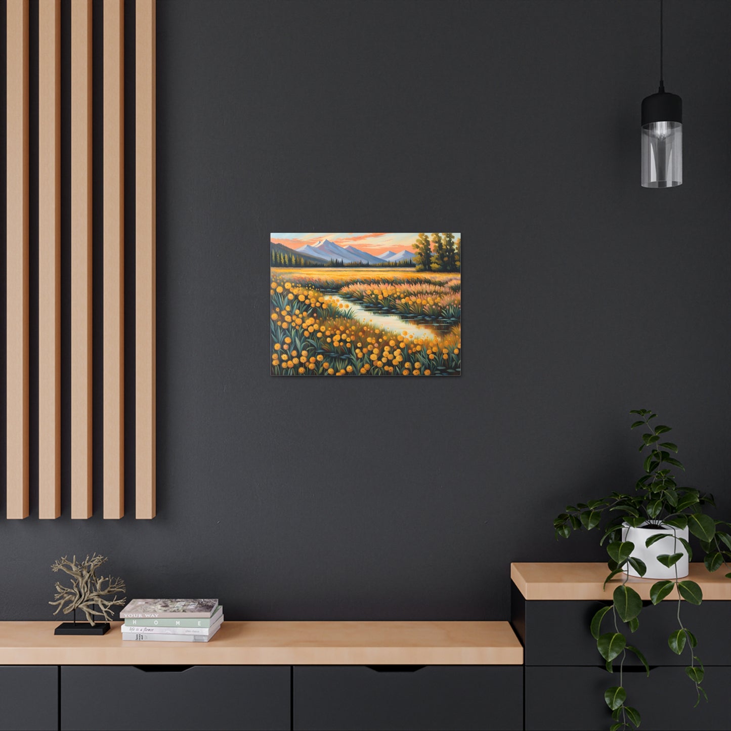 Willow Breeze: Classic Oil Painting Wall Décor