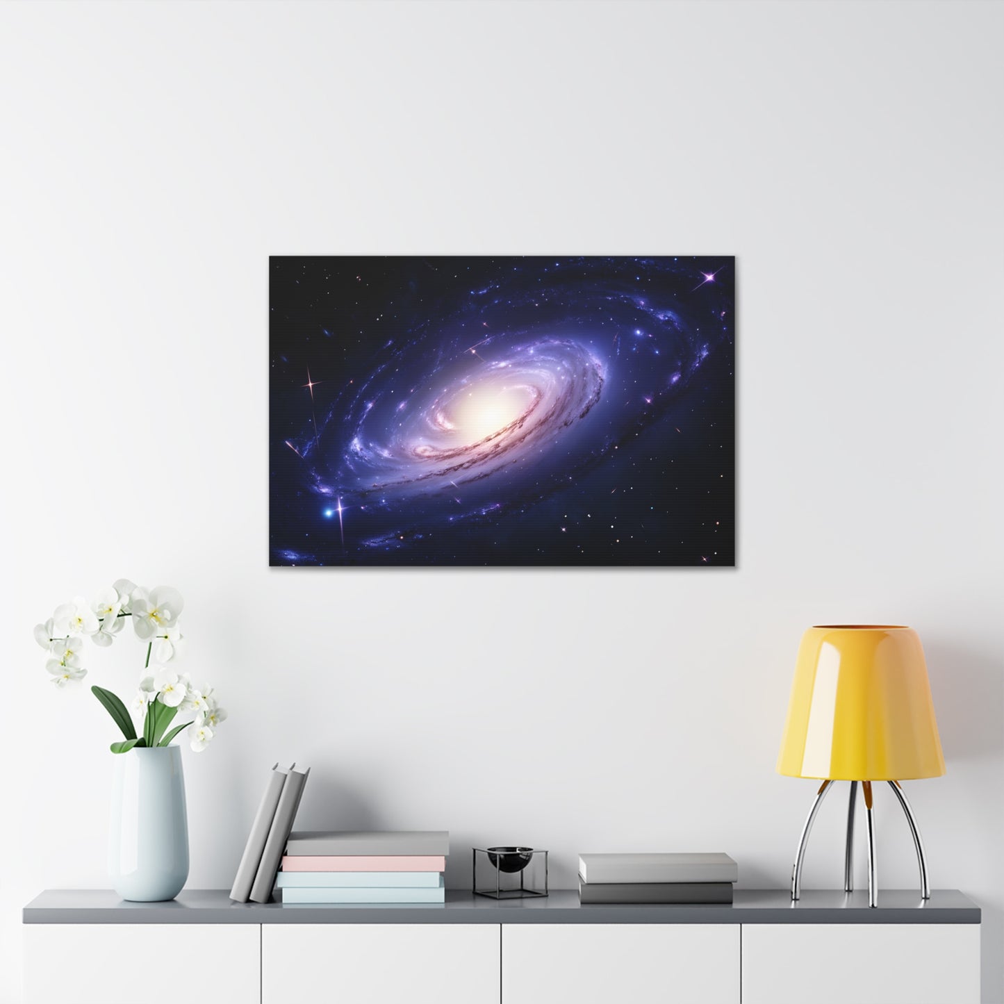 Celestial Cascade: Space Wall Décor