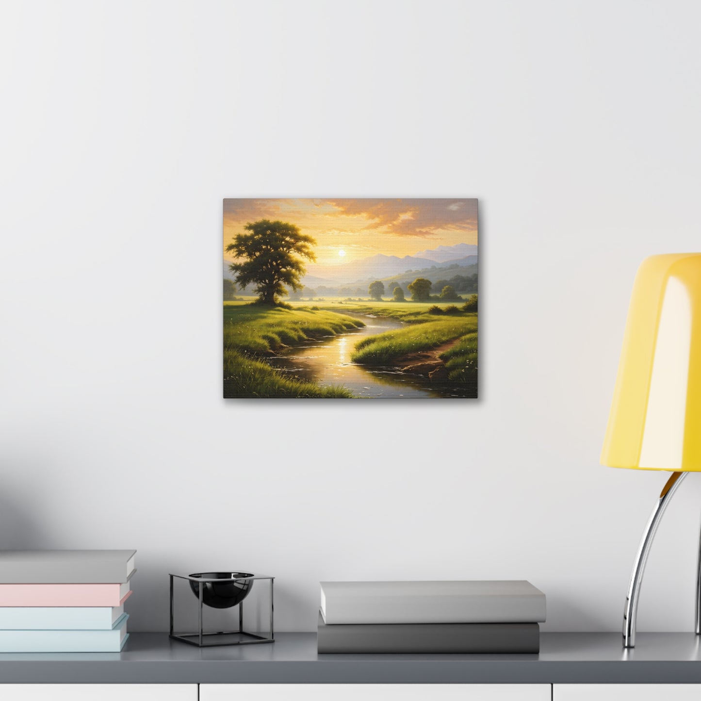 Golden Valley: Classic Oil Painting Wall Décor