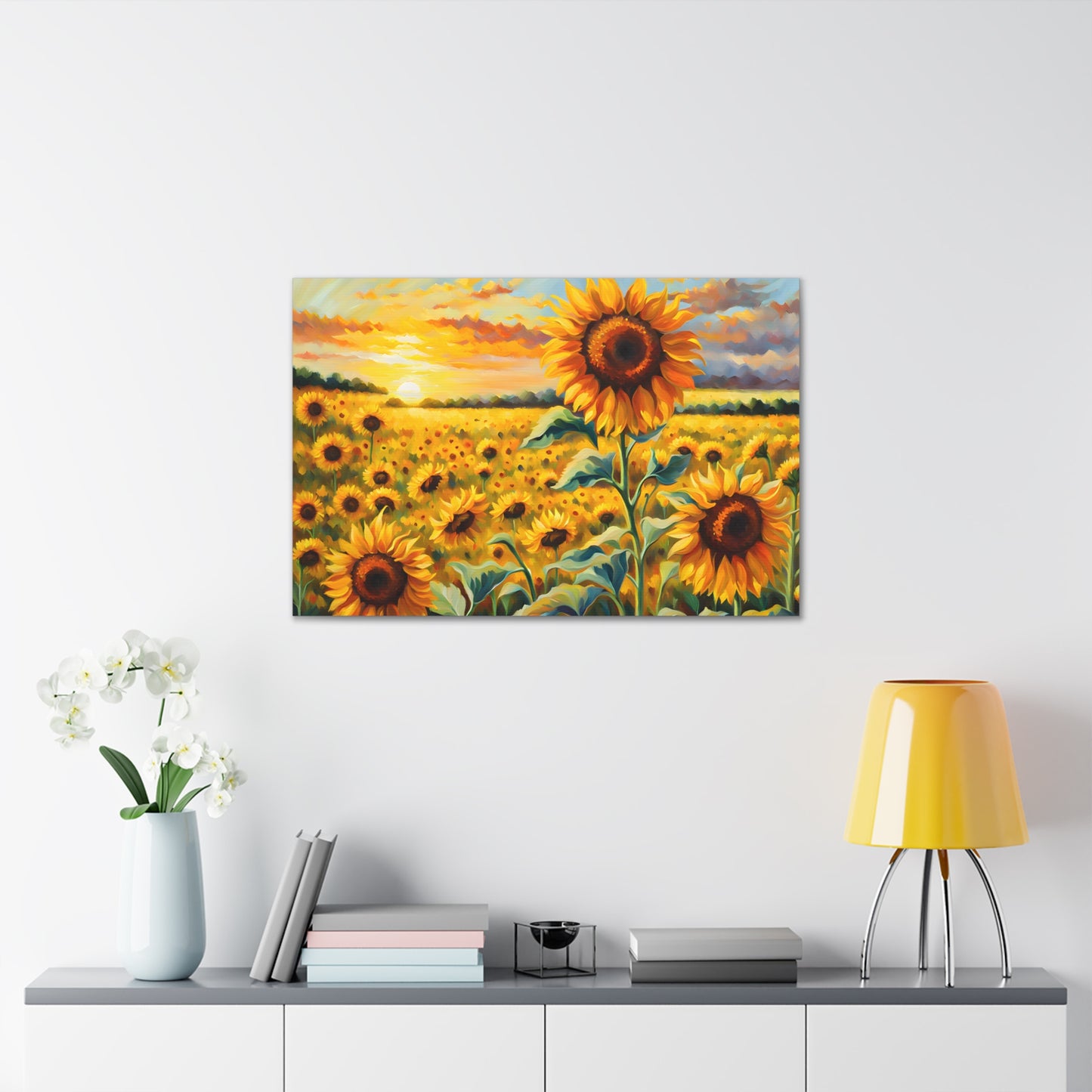 Golden Ridge: Classic Oil Painting Wall Décor