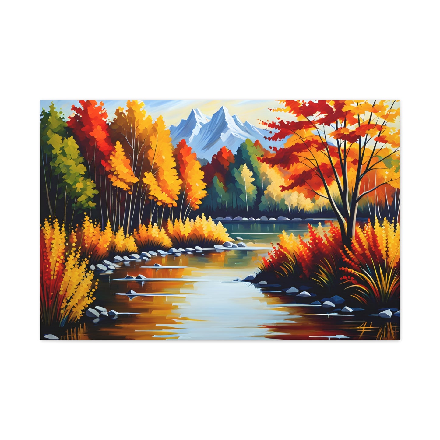 Autumn Hues: Classic Oil Painting Wall Décor