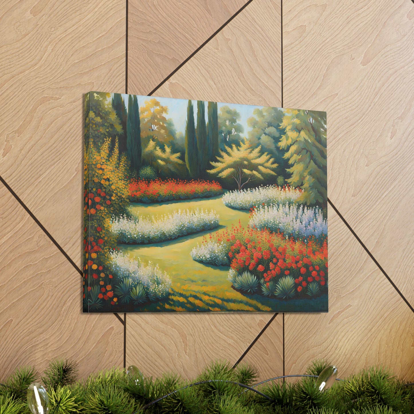 Serenity Path: Classic Oil Painting Wall Décor