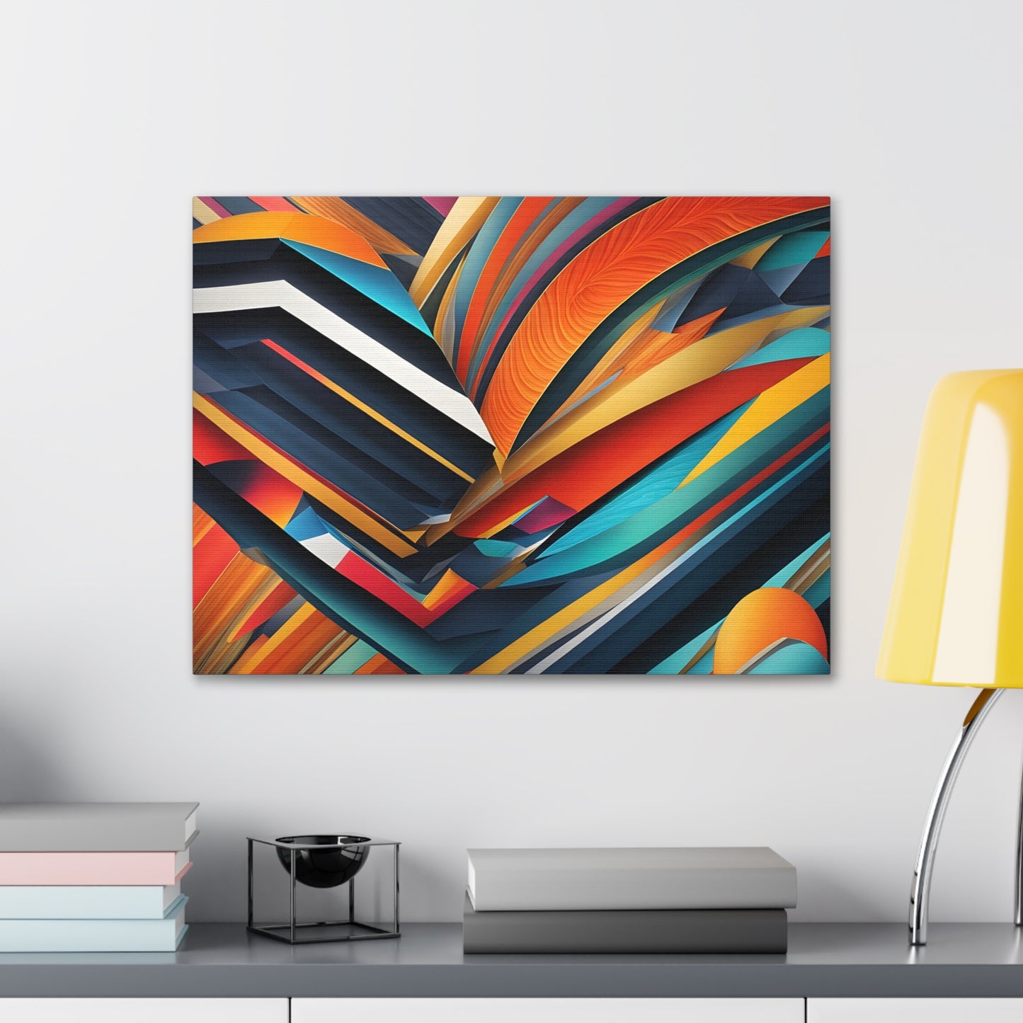 Iridescent Symphony: Abstract Wall Décor