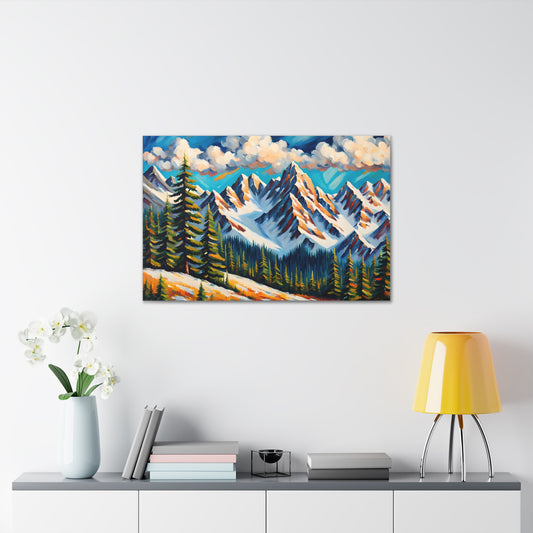 Rolling Clouds: Classic Oil Painting Wall Décor