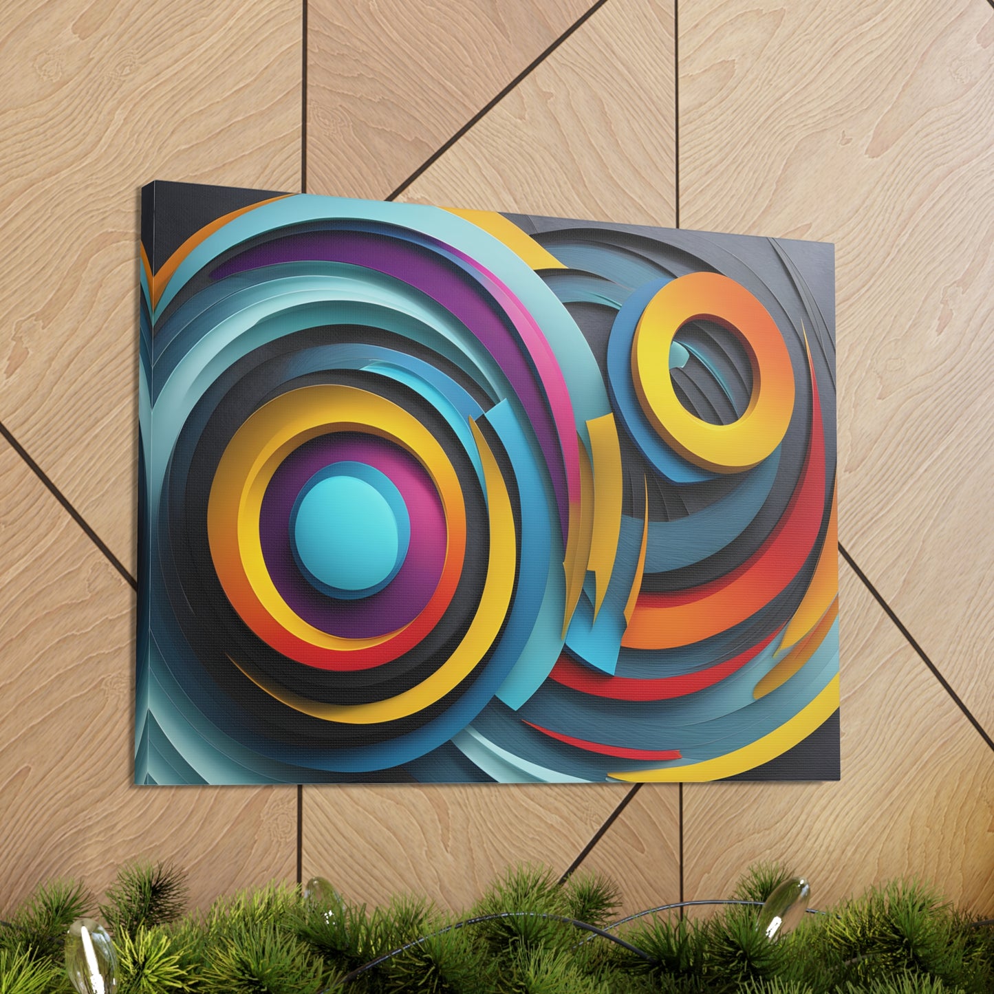 Aurora Canvas: Abstract Wall Décor