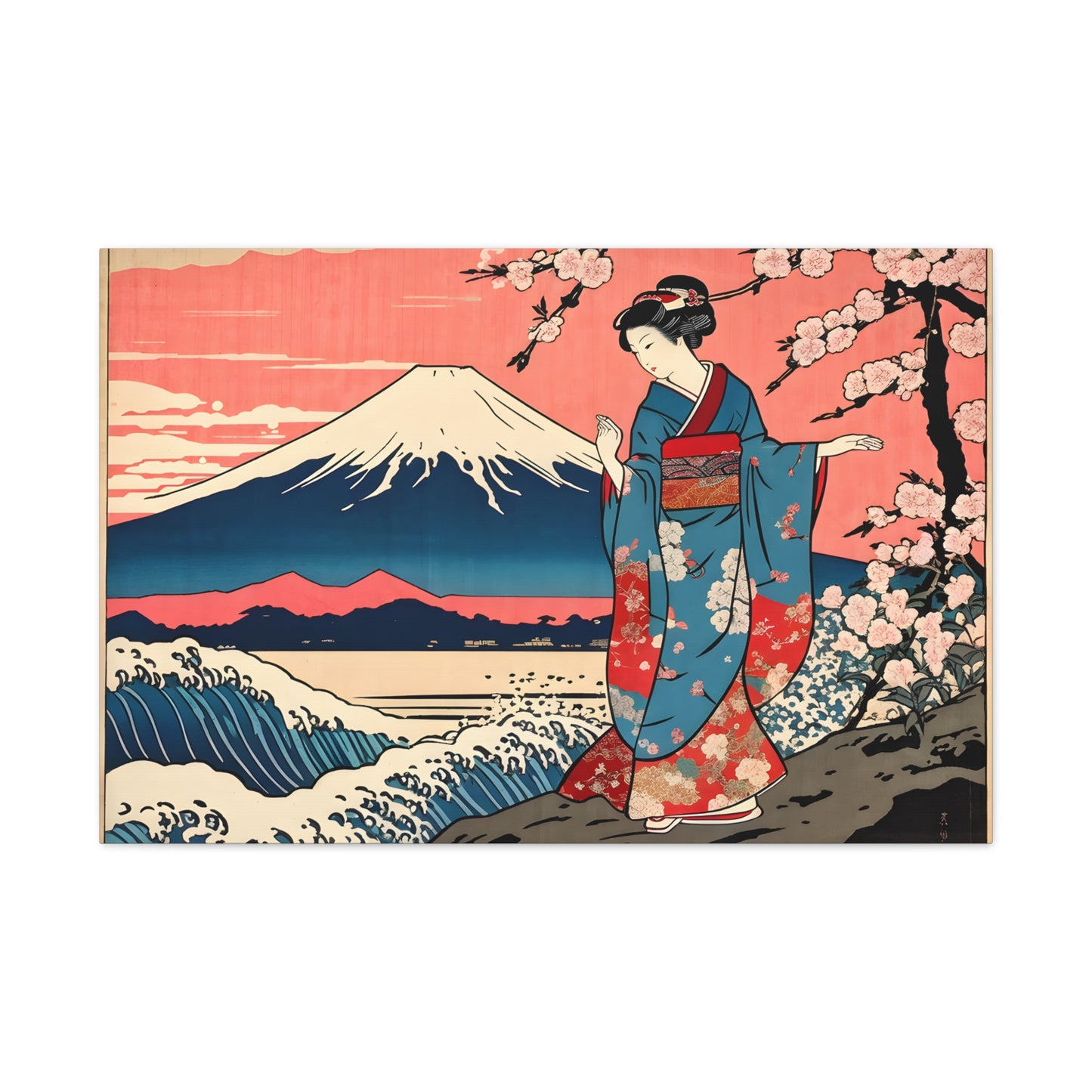 Geisha Glamour: Ukiyo-e Wall Décor