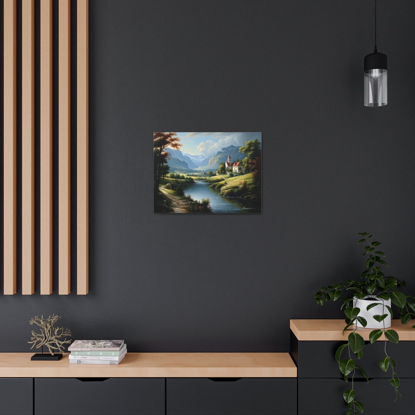 Endless Hills: Classic Oil Painting Wall Décor