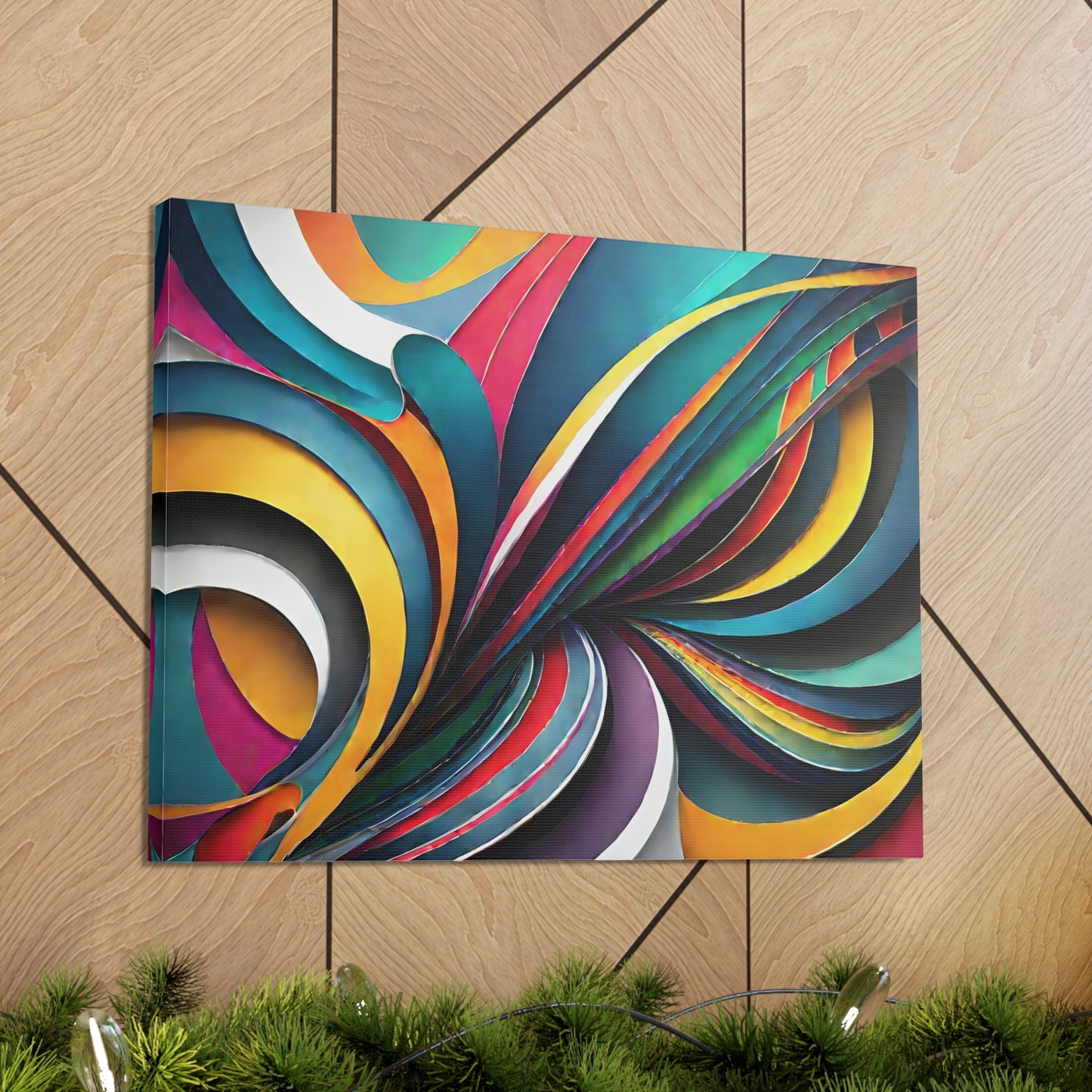 Mystical Cascade: Abstract Wall Décor