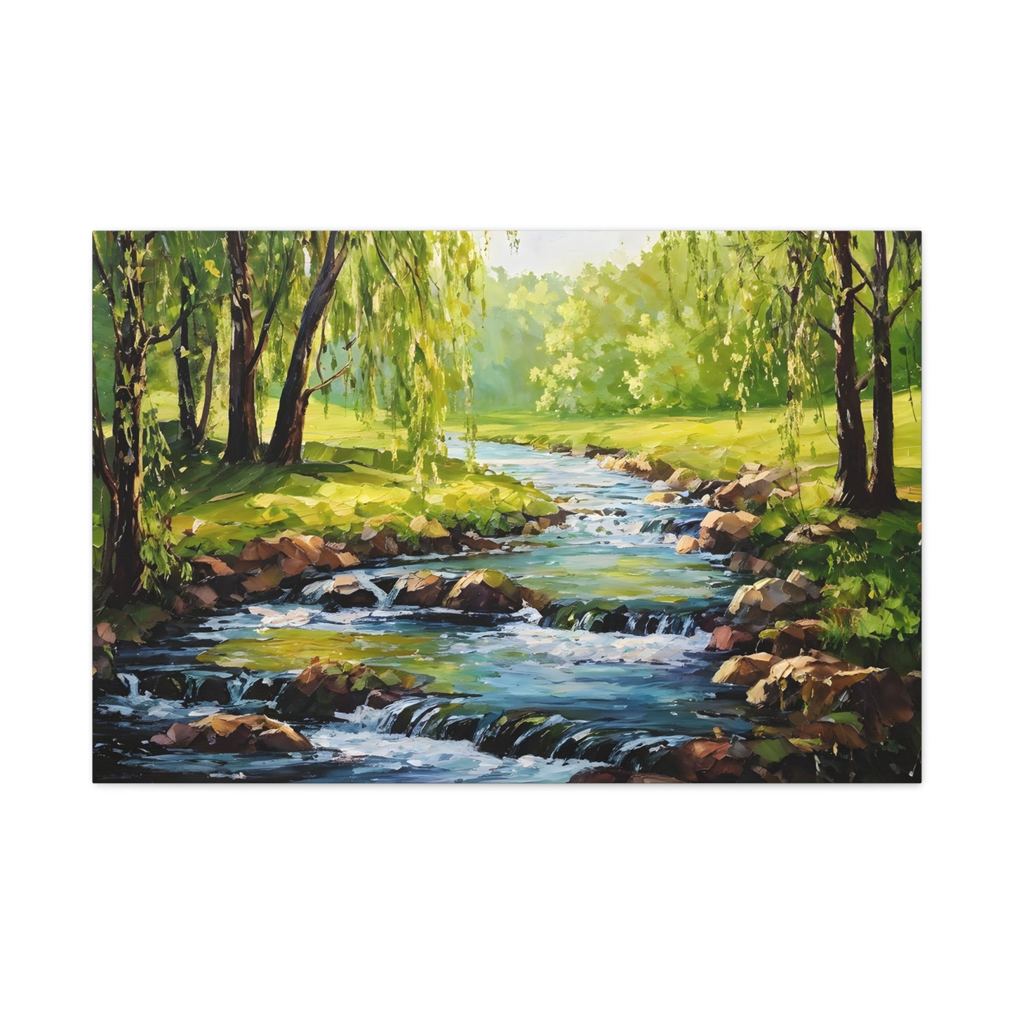 Whispering Glade: Classic Oil Painting Wall Décor