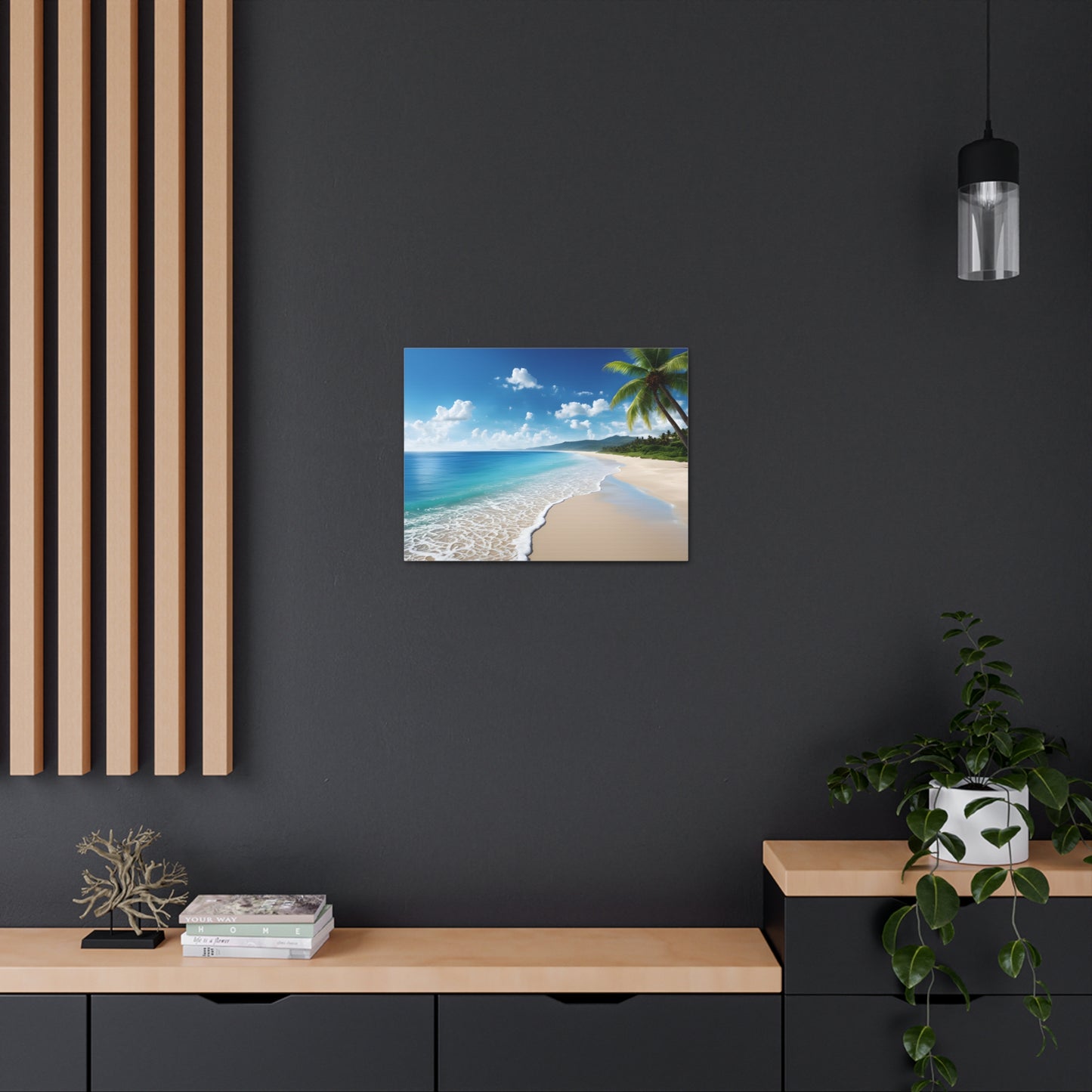 Golden Sands Serenity: Beach Wall Décor