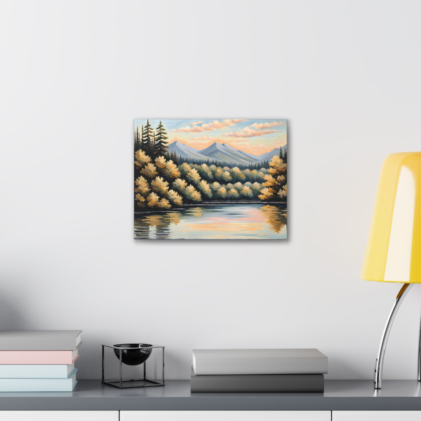 Tranquil River: Classic Oil Painting Wall Décor