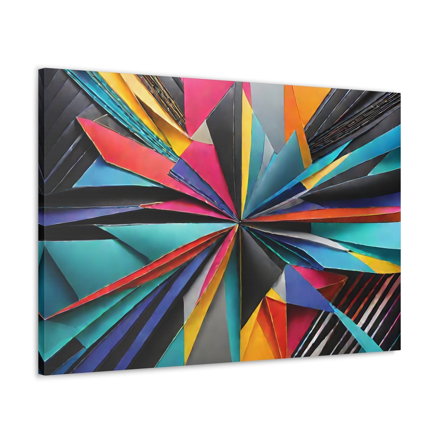 Prismatic Harmony: Abstract Wall Décor