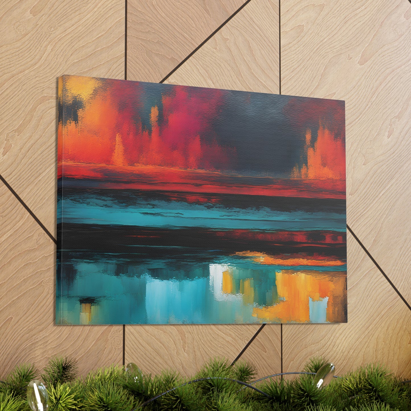 Strokes of the Sky: Abstract Wall Décor