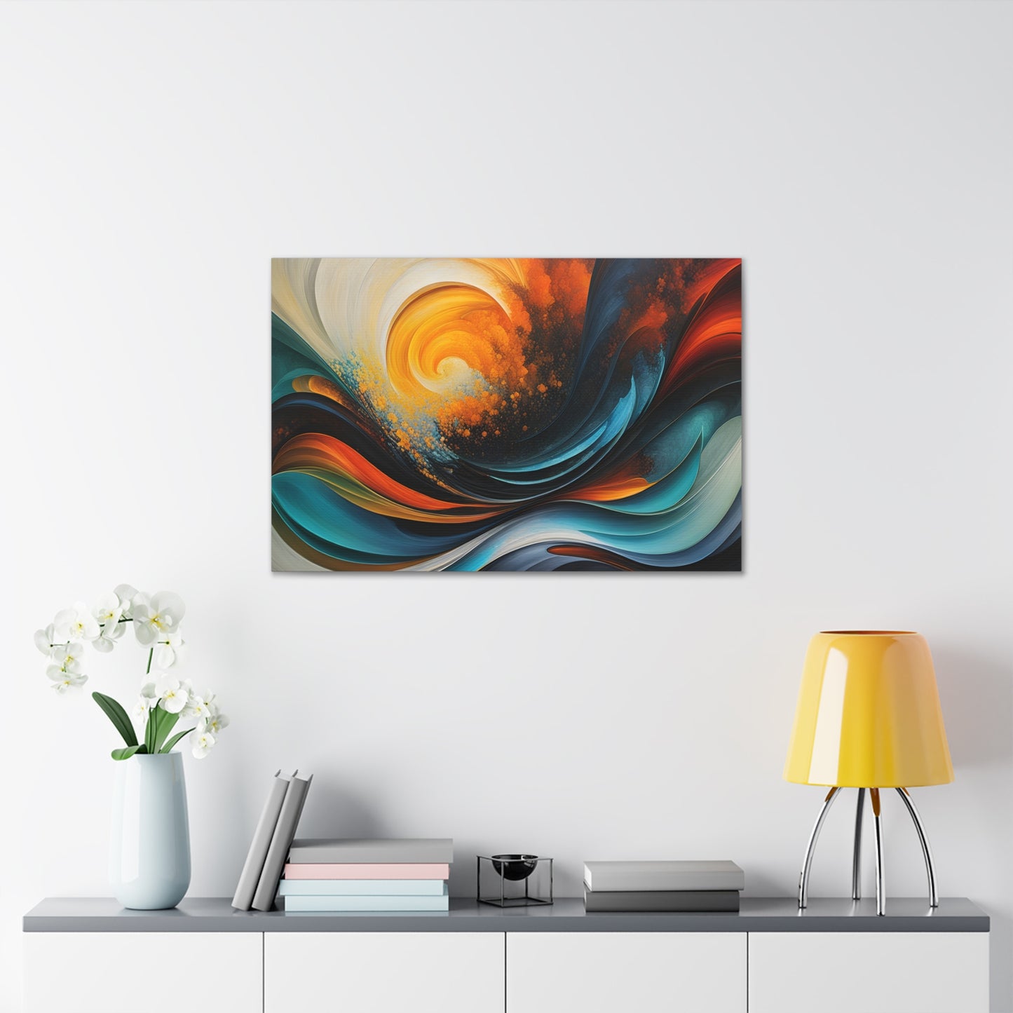 Starlit Spectrum: Abstract Wall Décor