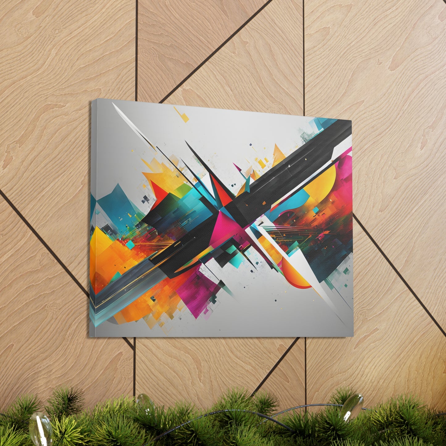 Prismatic Whispers: Abstract Wall Décor