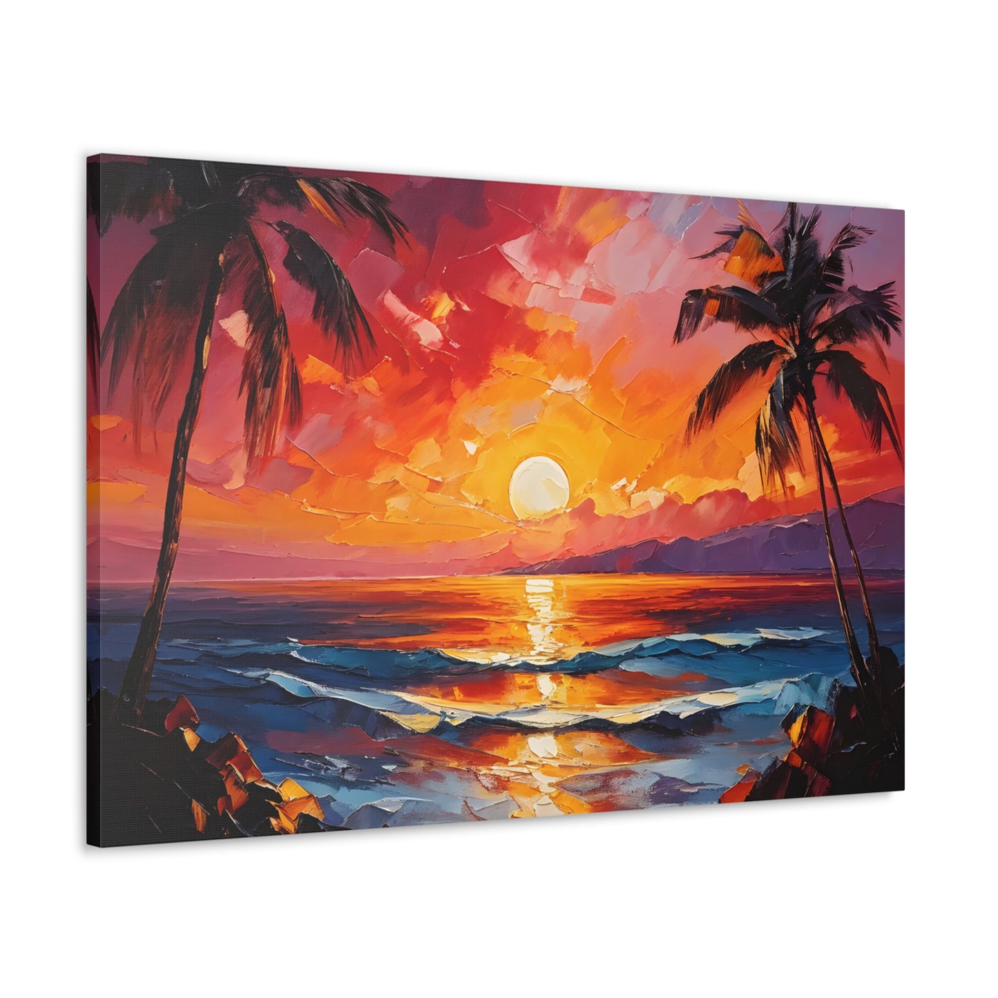 Coastal View: Classic Oil Painting Wall Décor