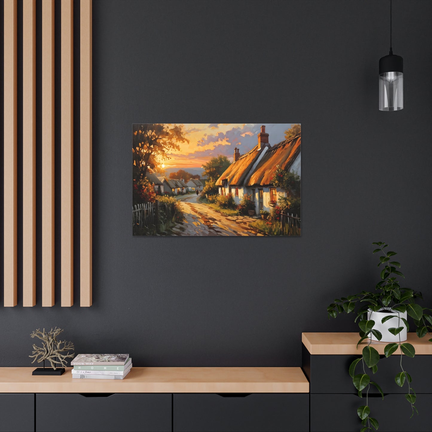 Morning Mist: Classic Oil Painting Wall Décor