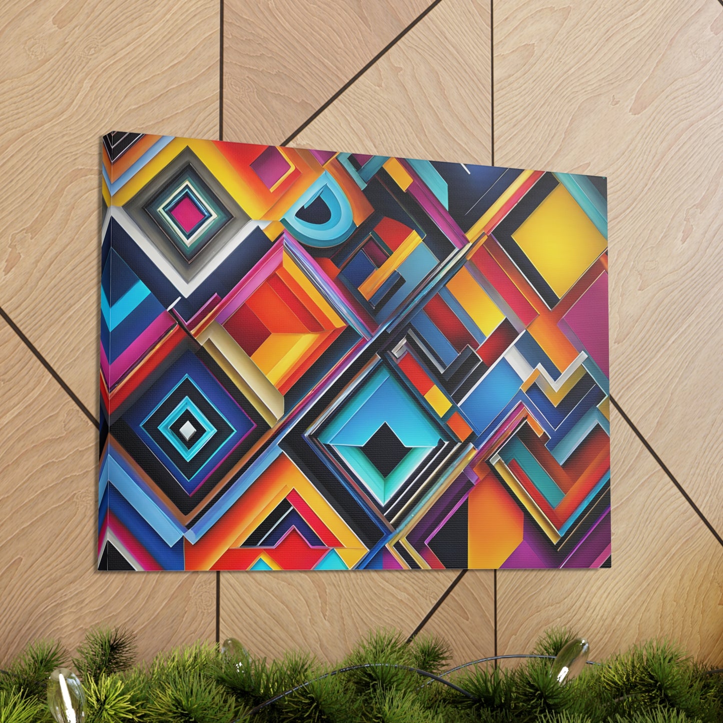 Starlit Echoes: Abstract Wall Décor