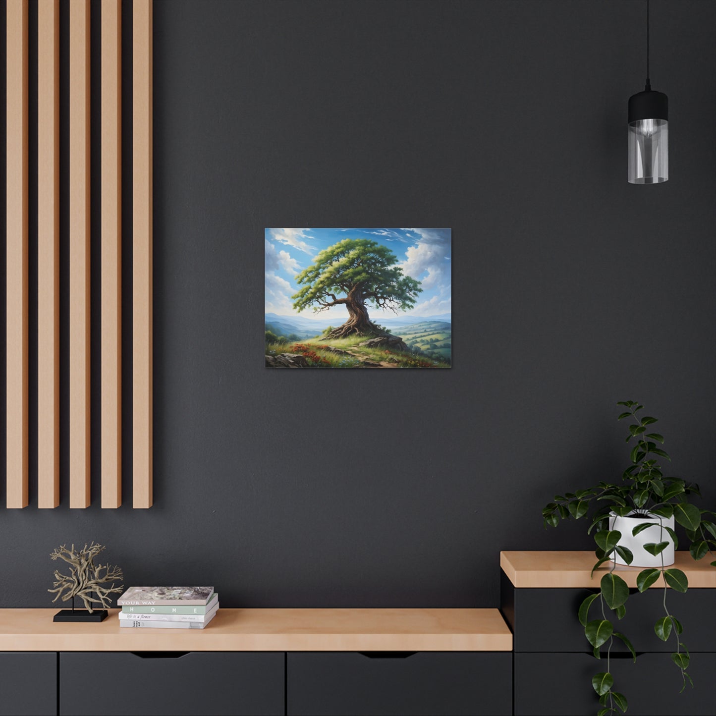 Woodland Peace: Classic Oil Painting Wall Décor