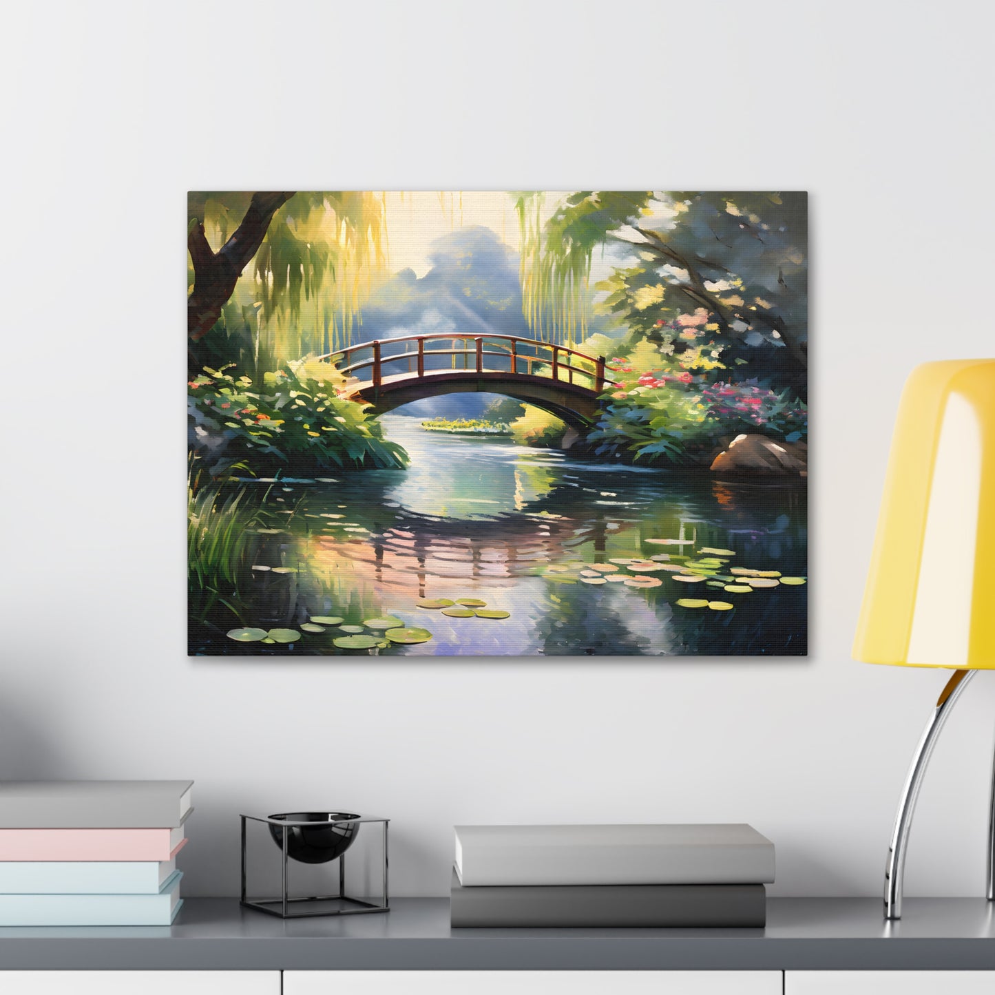 Bridge of Dreams: Classic Oil Painting Wall Décor