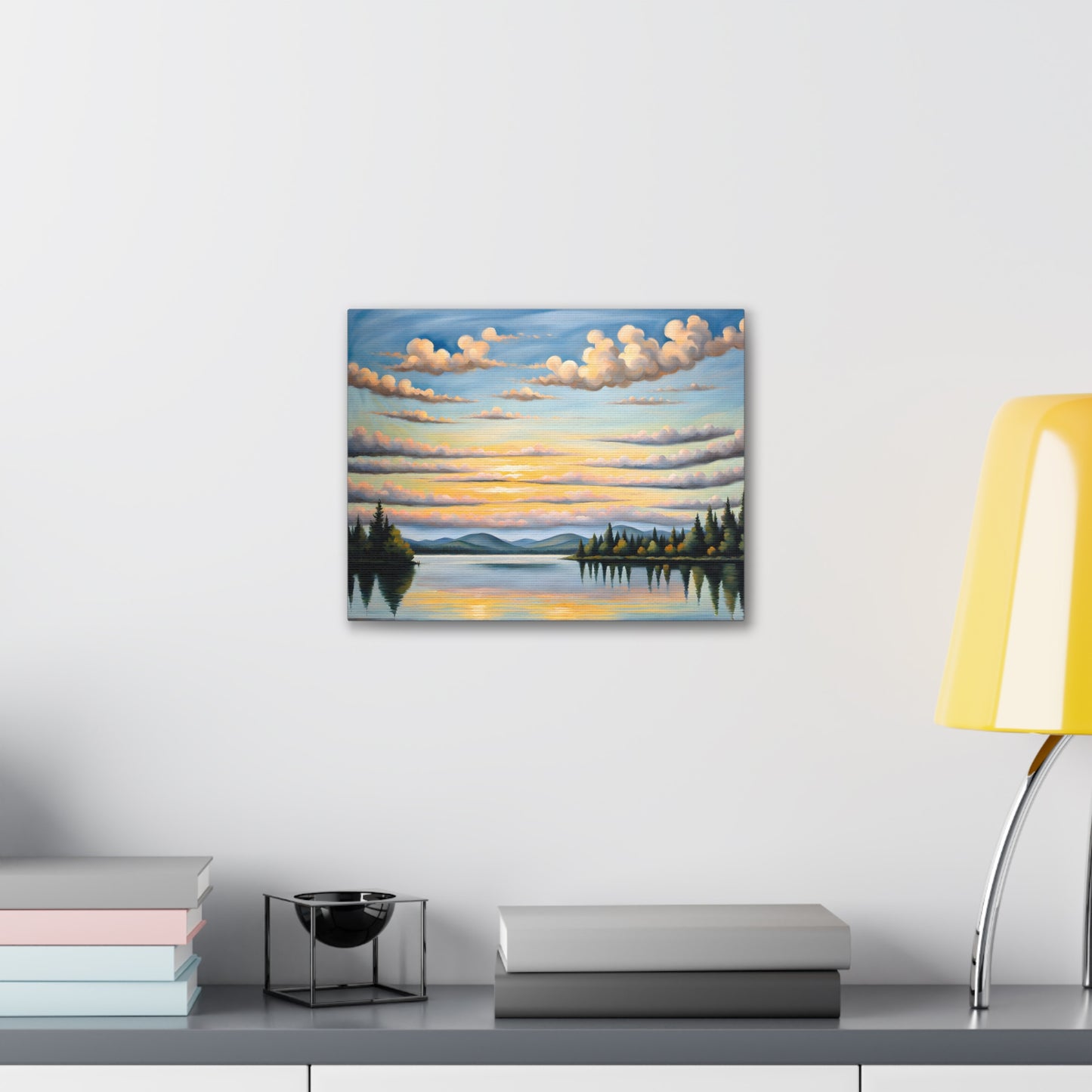 Sunset Ridge: Classic Oil Painting Wall Décor