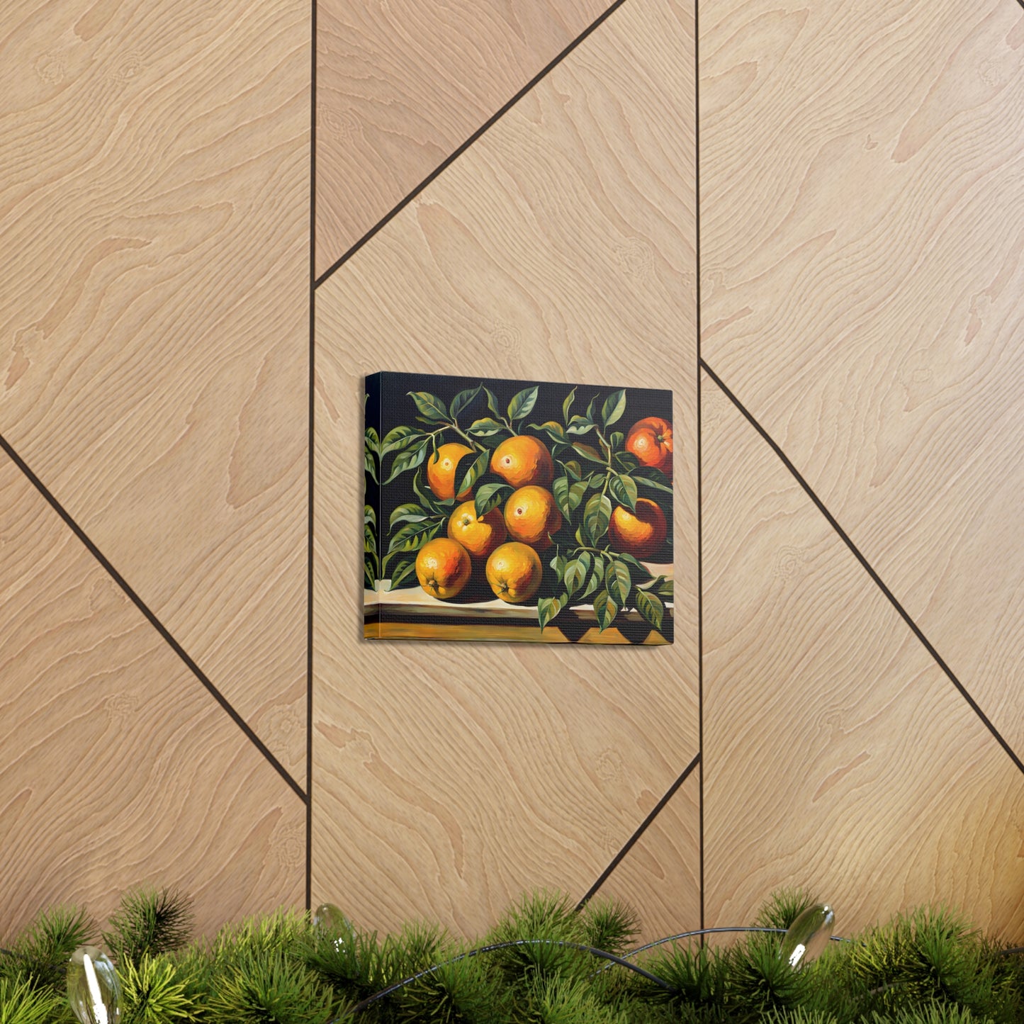 Lush Citrus: Classic Oil Painting Wall Décor