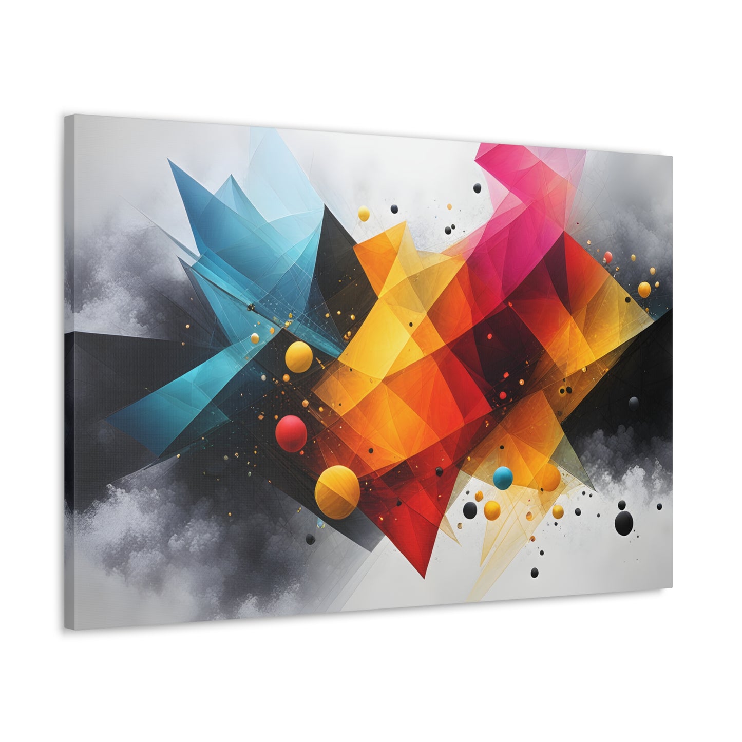 Prismatic Veil: Abstract Wall Décor