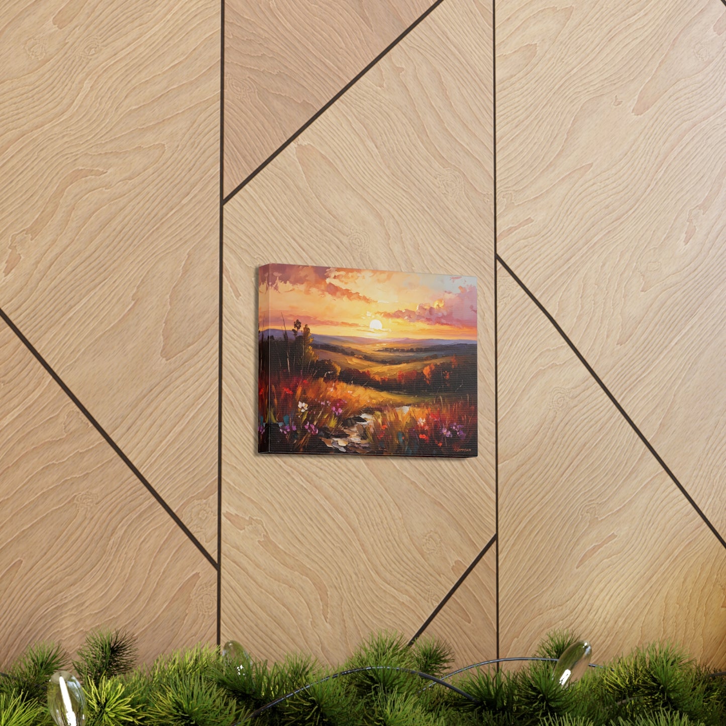 Enchanted Horizon: Classic Oil Painting Wall Décor