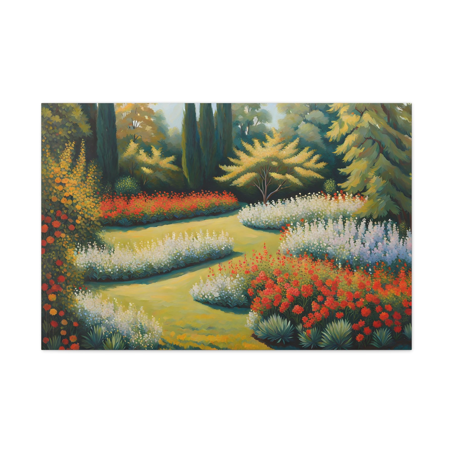 Serenity Path: Classic Oil Painting Wall Décor