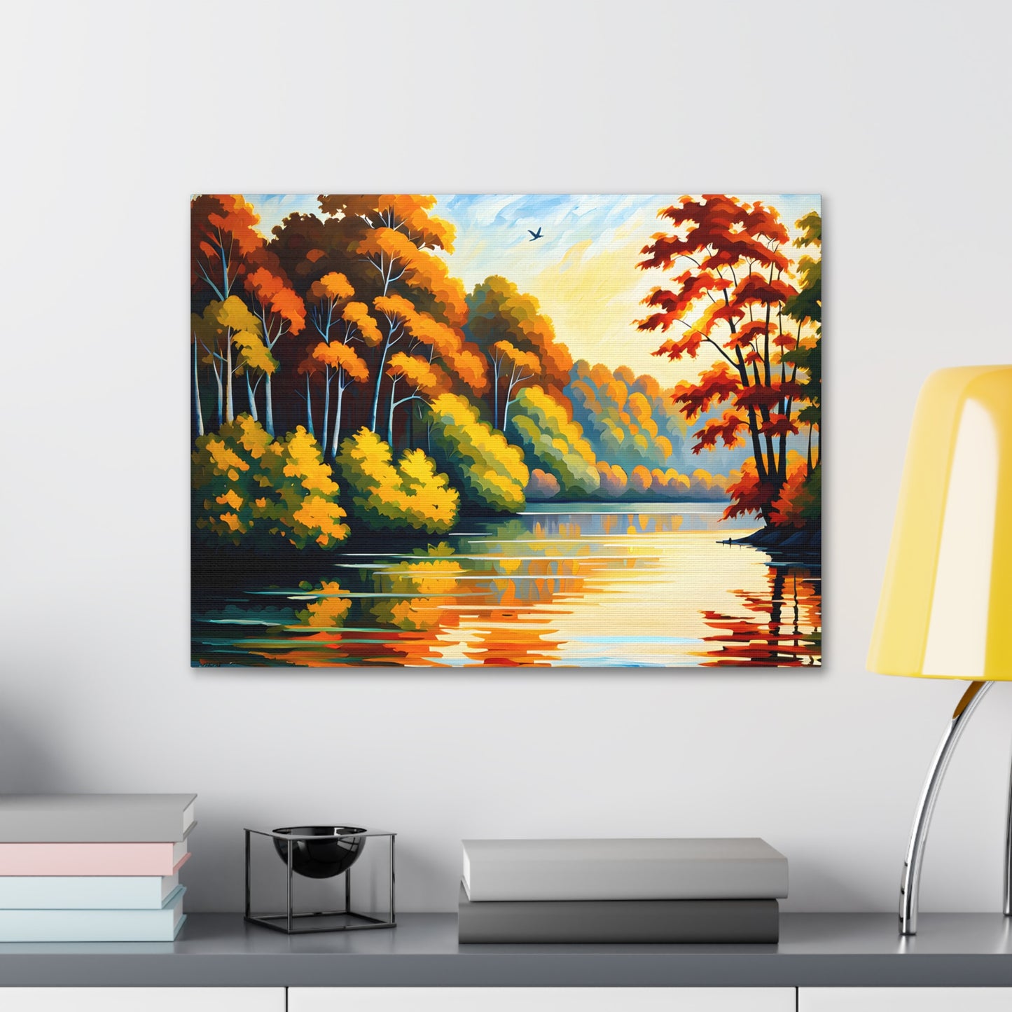 Evening Glow: Classic Oil Painting Wall Décor