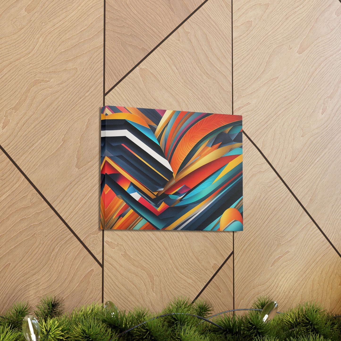 Iridescent Symphony: Abstract Wall Décor