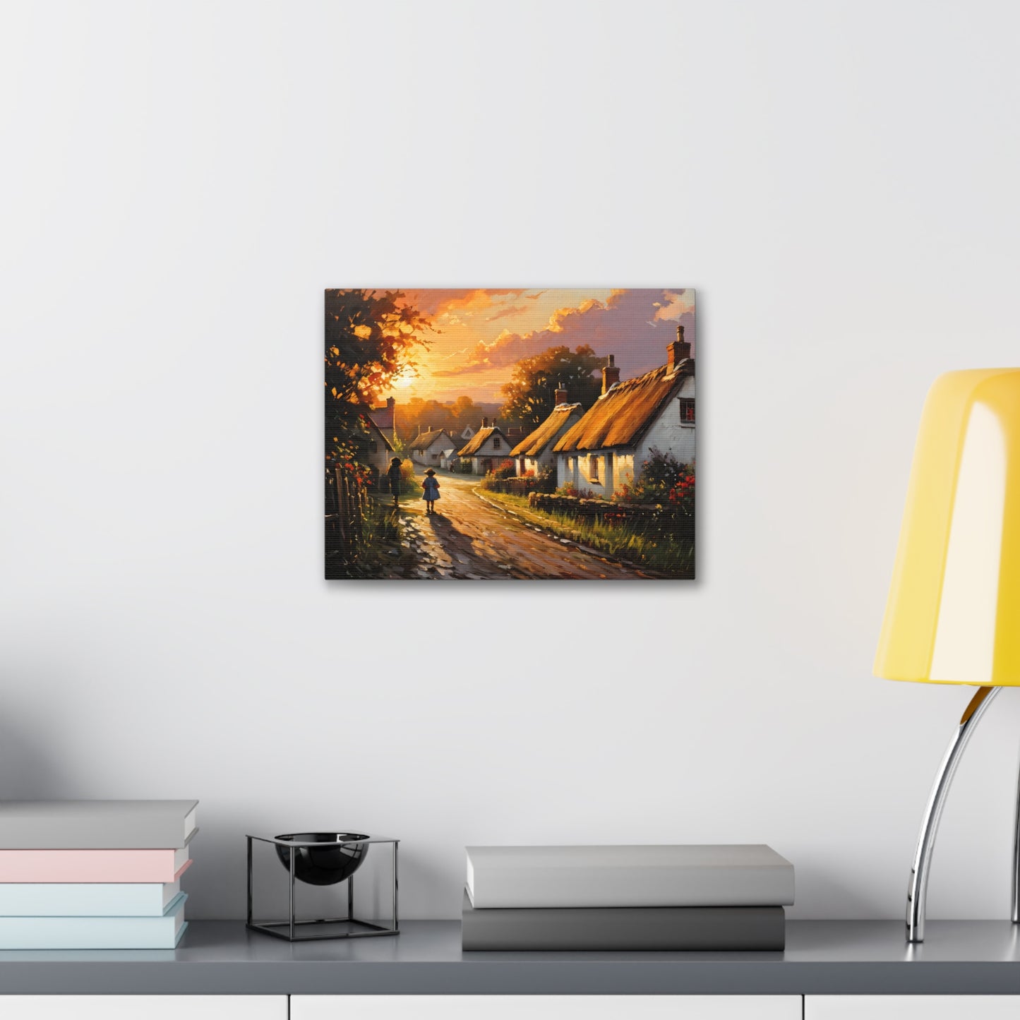 Celestial Skies: Classic Oil Painting Wall Décor