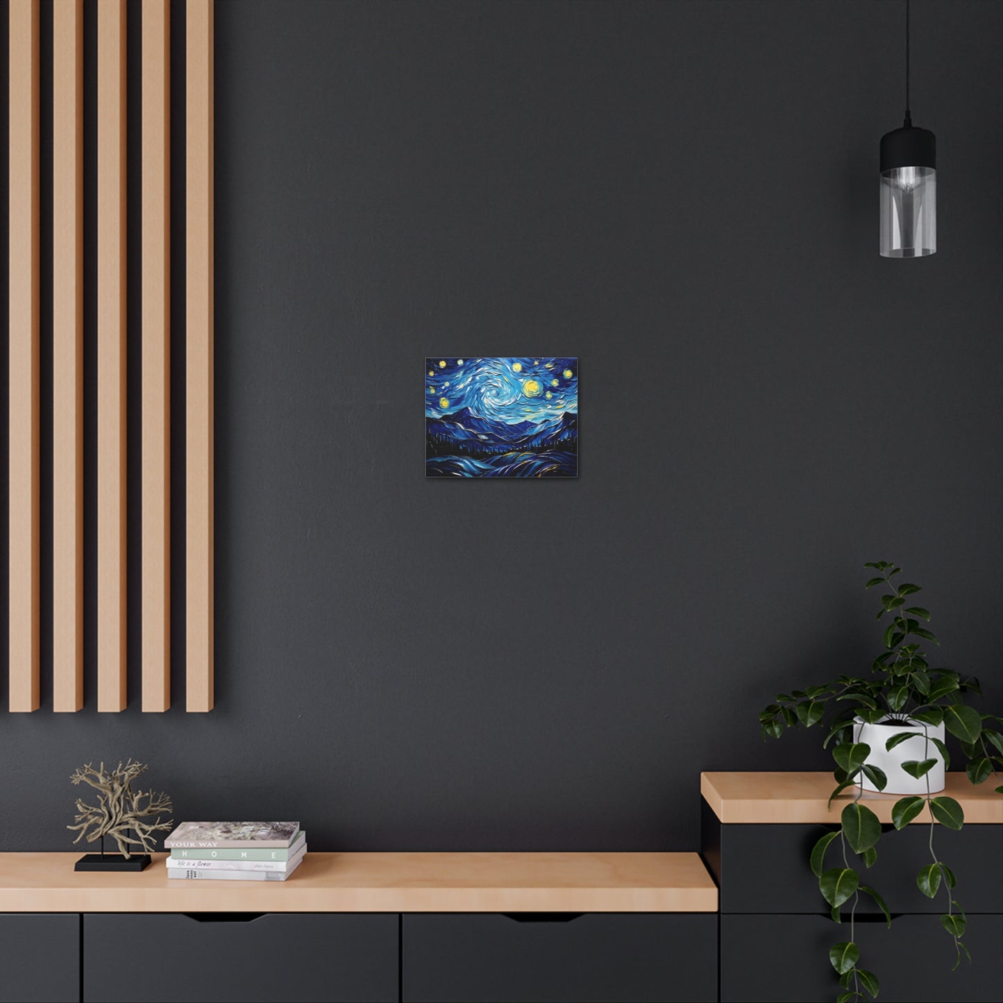 Silhouetted Sky: Classic Oil Painting Wall Décor