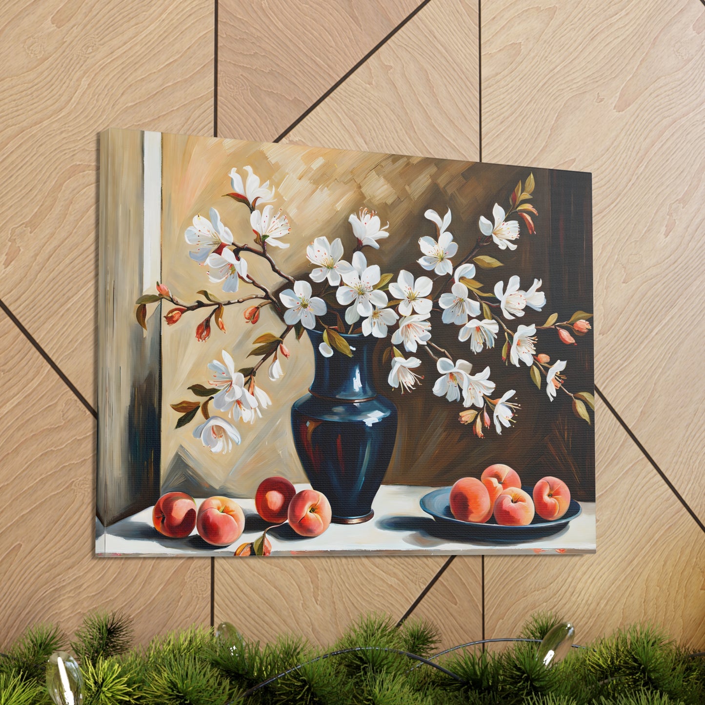 Golden Orchard: Classic Oil Painting Wall Décor