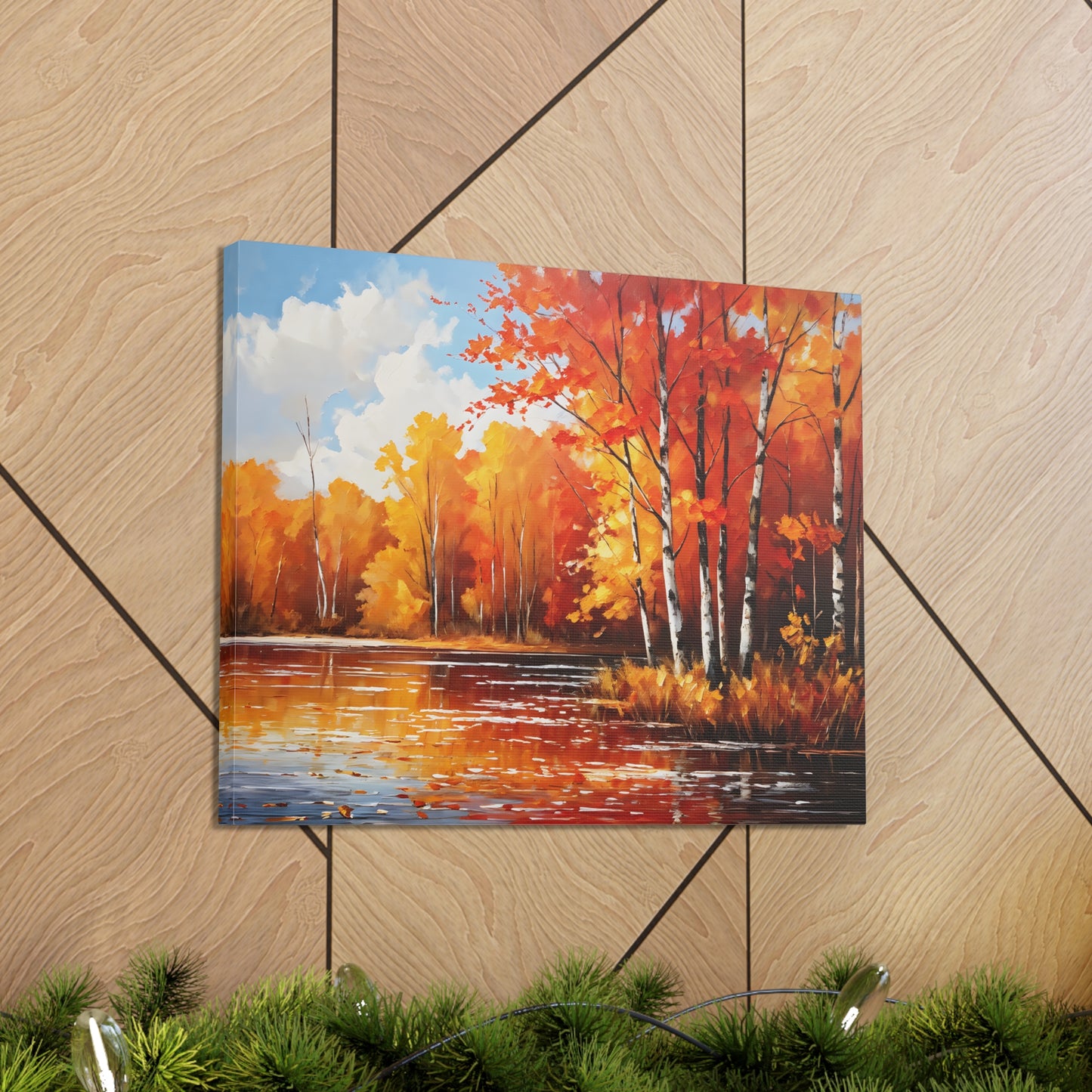 Shedded Leaves: Classic Oil Painting Wall Décor