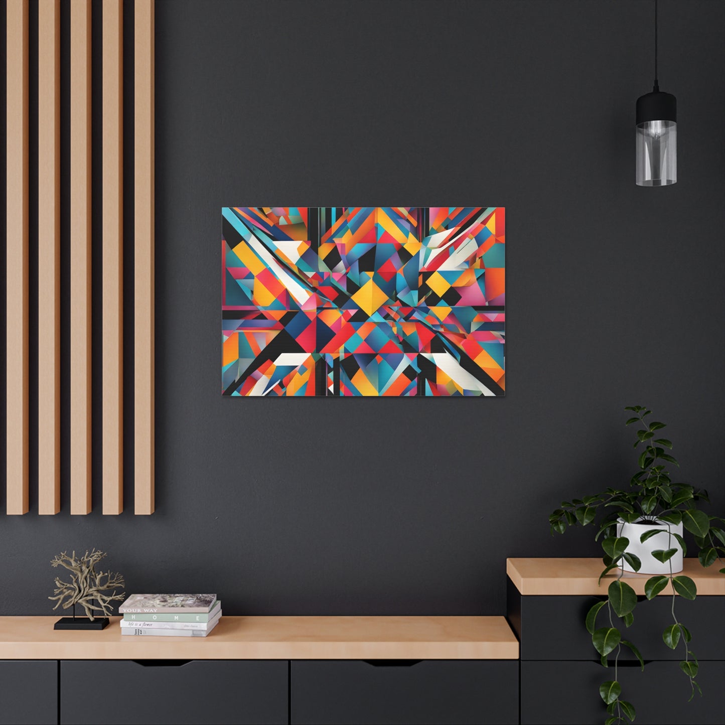 Kaleidoscopic Visions: Abstract Wall Décor