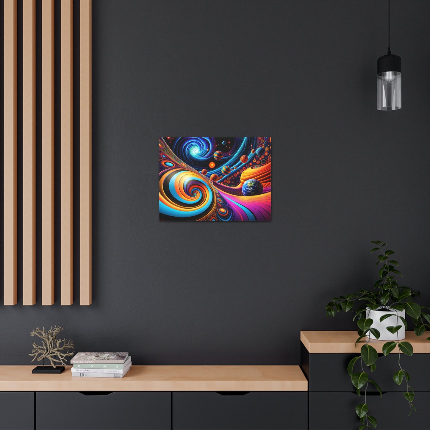 Cosmic Carousel: Psychedelic Wall Décor