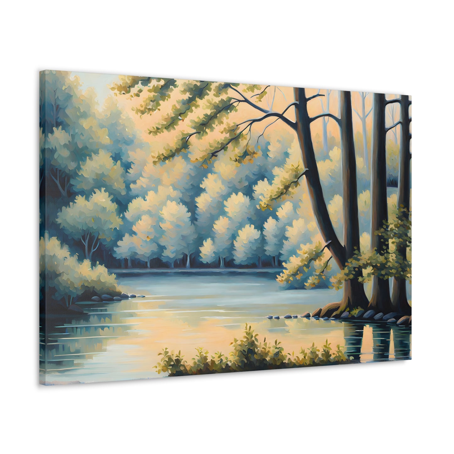 Birch Grove: Classic Oil Painting Wall Décor