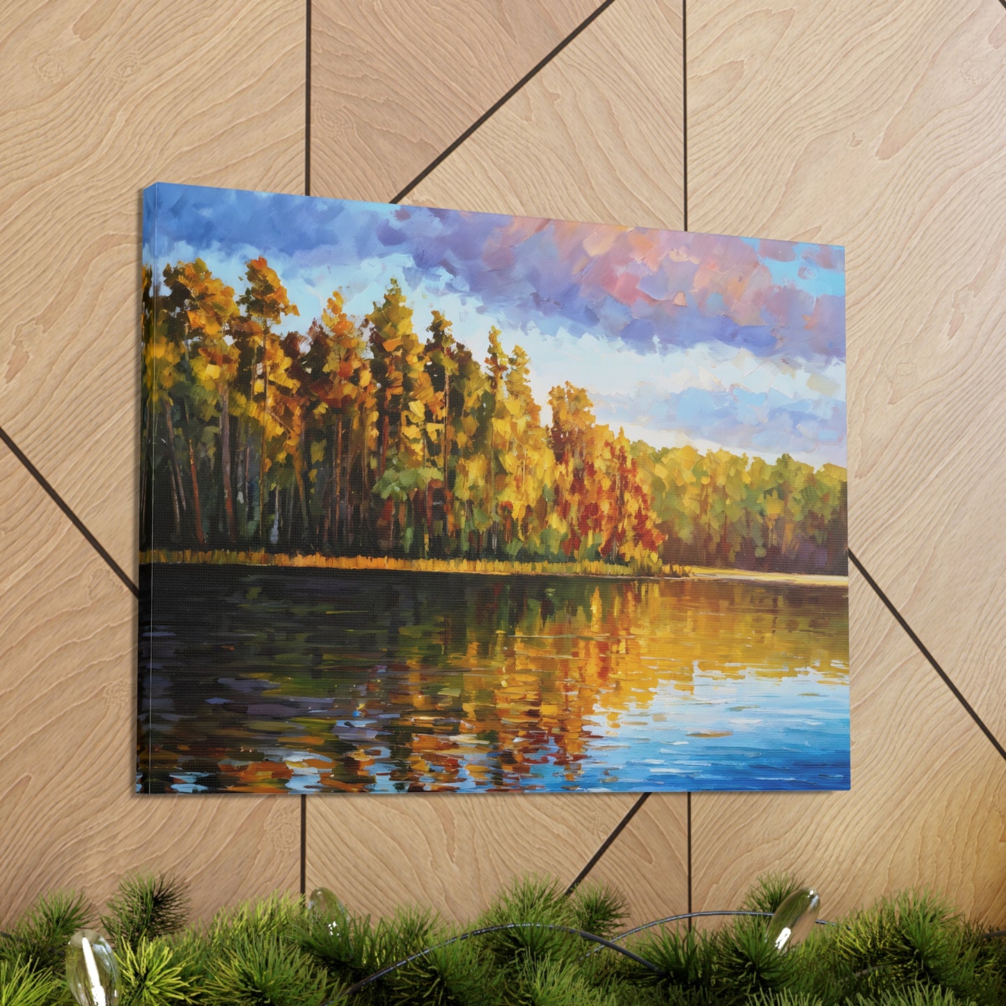 Tranquil Haven: Classic Oil Painting Wall Décor