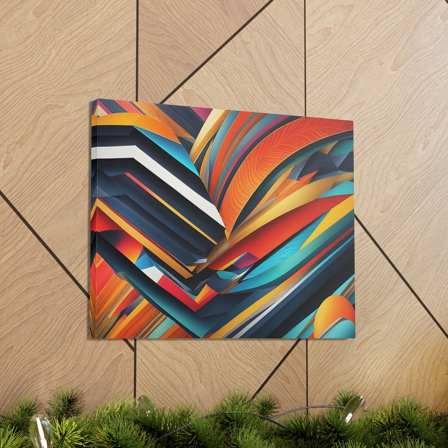 Iridescent Symphony: Abstract Wall Décor