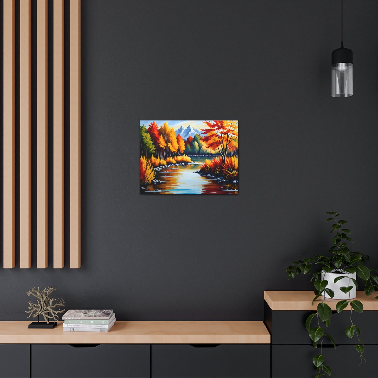 Autumn Hues: Classic Oil Painting Wall Décor