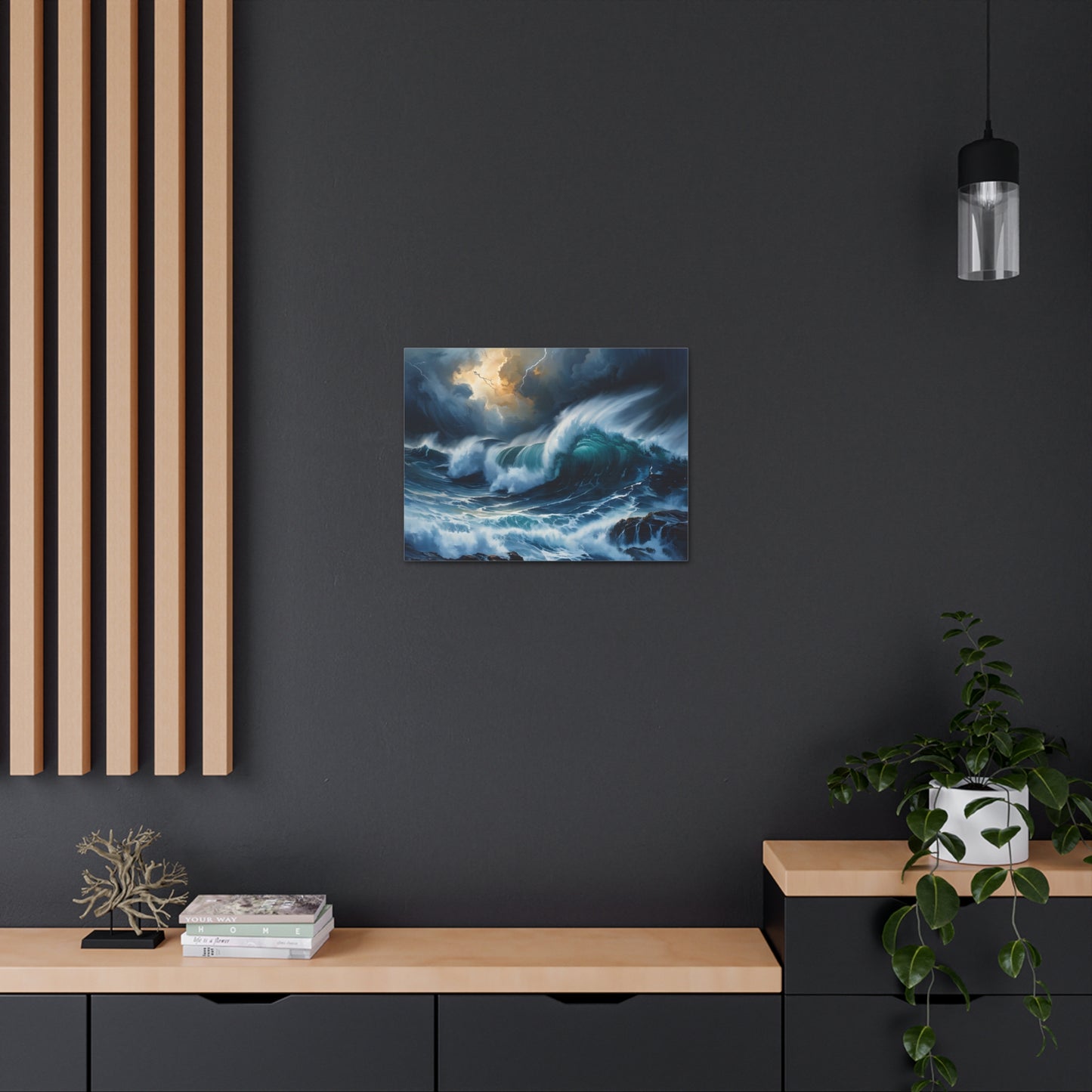 Stormy Silence: Nautical Wall Décor